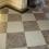 Doing every other tile allowed us to maneuver around the room without disturbing the fresh finish.