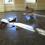 After the first marble tiles had dried, we completed the marble floor pattern.