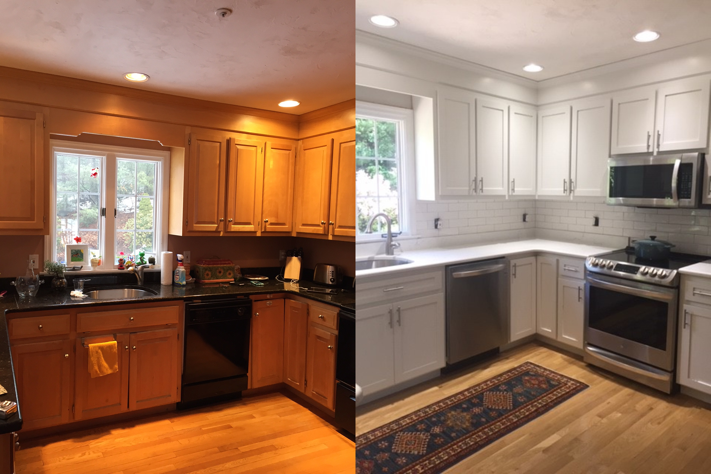 Colorful Kitchen Cabinet Transformation - The Perfect Finish Blog